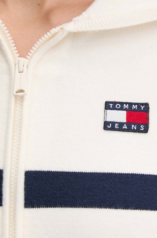 Tommy Jeans kardigan DW0DW18524 beżowy
