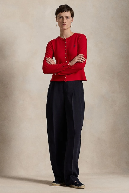 Oblečenie Tričko s dlhým rukávom Polo Ralph Lauren 211941175 červená