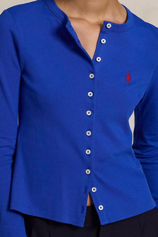Polo Ralph Lauren camicia a maniche lunghe blu 211941175