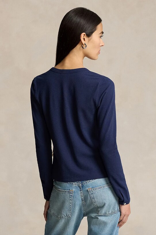 Polo Ralph Lauren longsleeve 211941175 granatowy SS25