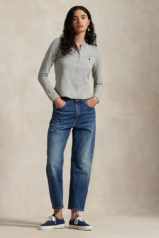 Одяг Лонгслів Polo Ralph Lauren 211941175 сірий