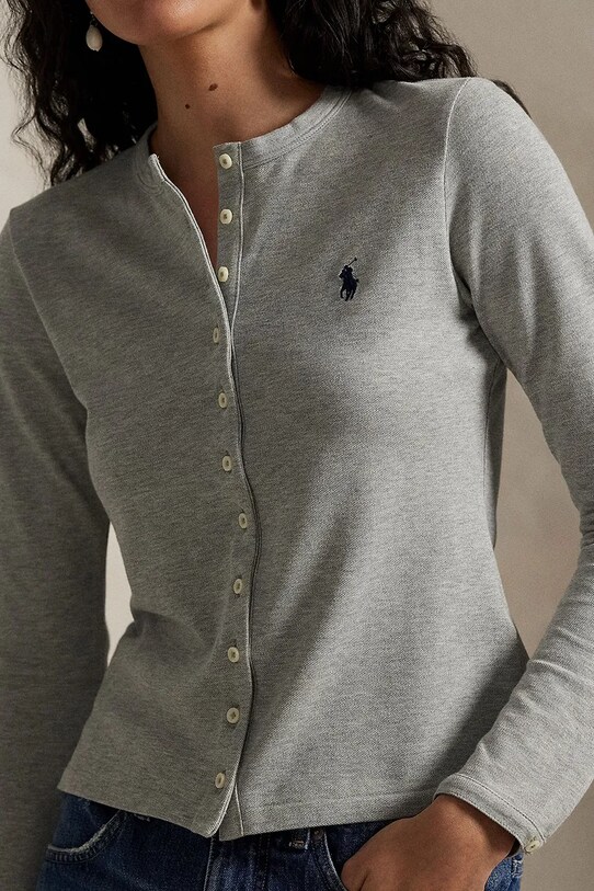 Лонгслів Polo Ralph Lauren сірий 211941175