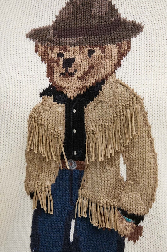 Бавовняний светр Polo Ralph Lauren 211941562 бежевий