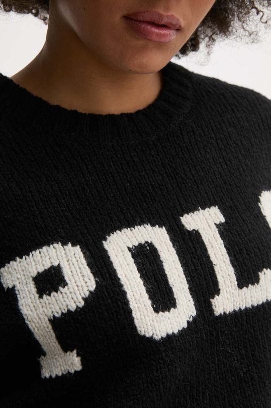 Polo Ralph Lauren sweter z domieszką wełny 211941574 czarny
