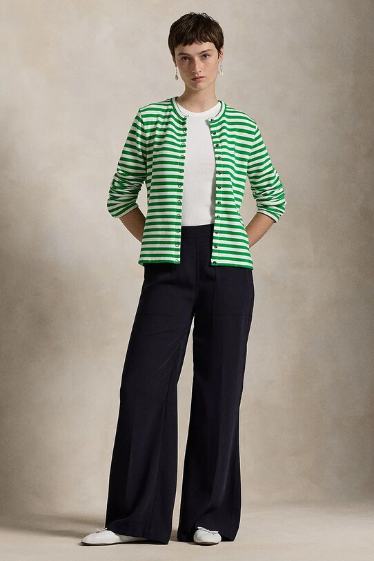 Одежда Джемпер Polo Ralph Lauren 211942806 зелёный