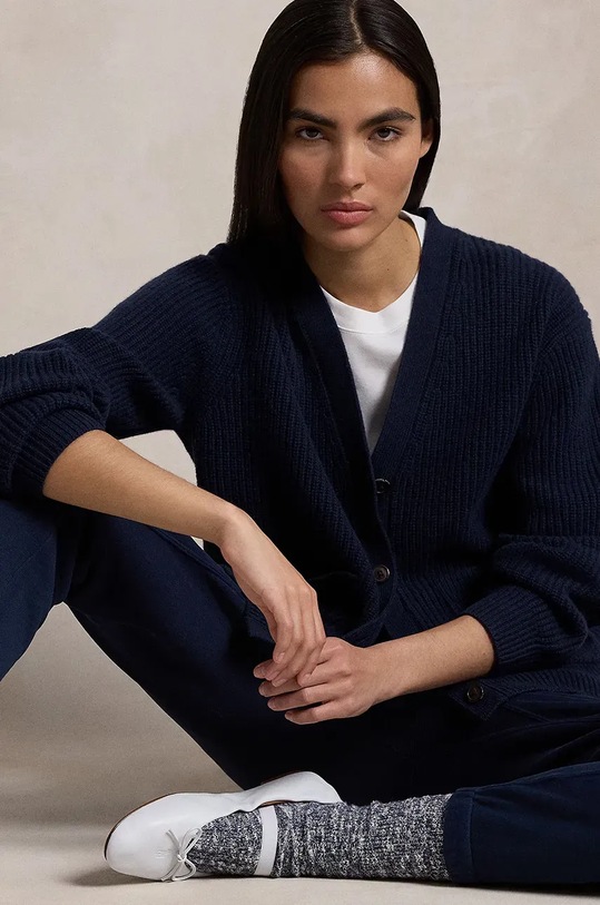 Vuneni kardigan Polo Ralph Lauren 211944515 plava