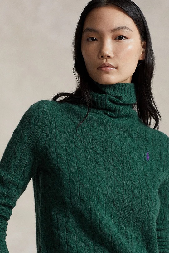 Polo Ralph Lauren sweter wełniany zielony 211888686