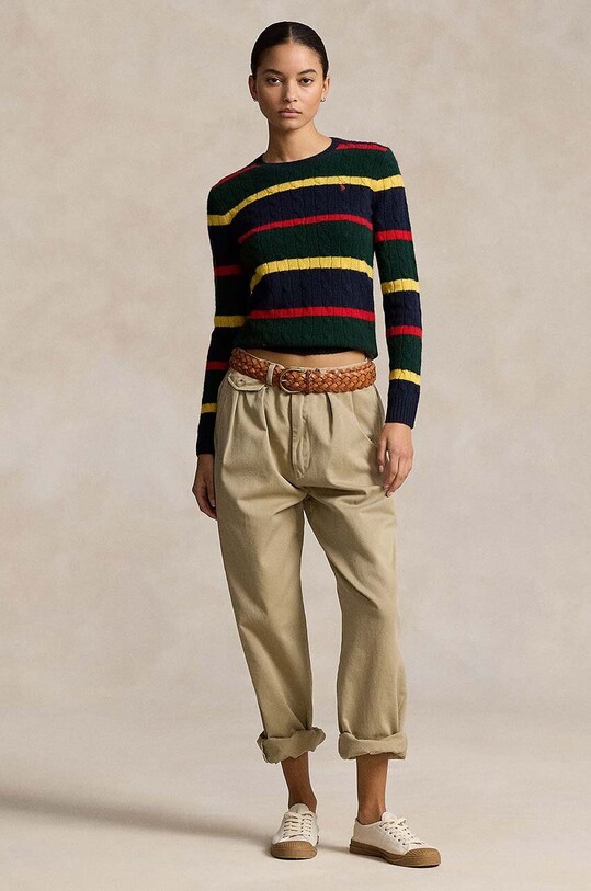 Одяг Вовняний светр Polo Ralph Lauren 211941588 барвистий