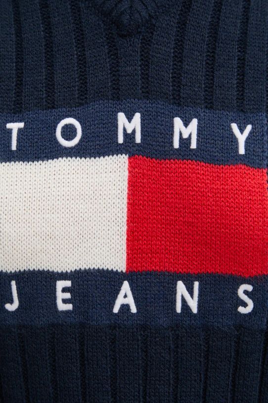 Tommy Jeans sweter DW0DW18528 granatowy