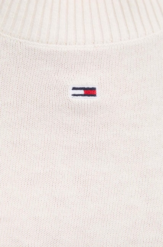 Πουλόβερ Tommy Jeans DW0DW18530 μπεζ