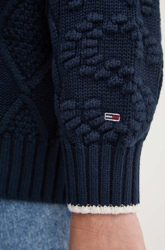 Tommy Jeans kardigan DW0DW18521 granatowy