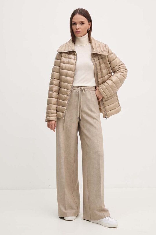 Свитер с примесью шелка Lauren Ralph Lauren 200940470 бежевый SS25