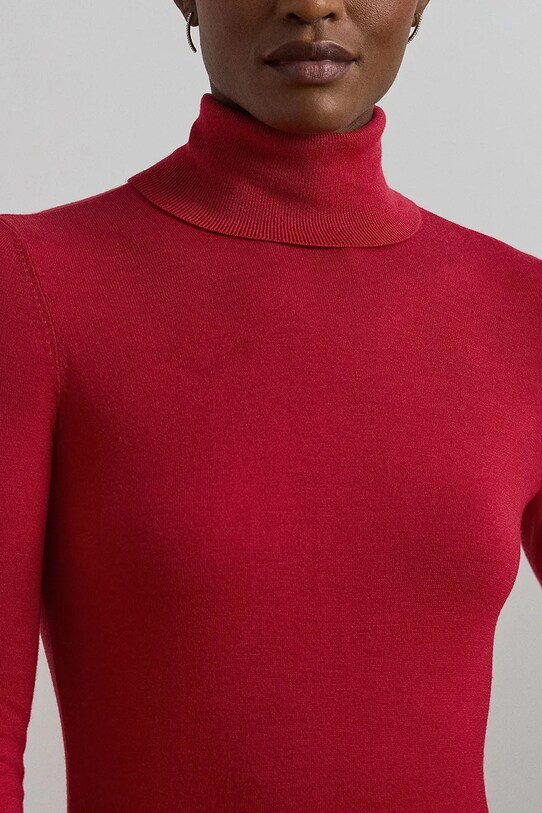 Îmbrăcăminte Lauren Ralph Lauren pulover din amestec de mătase 200940470 rosu