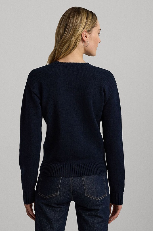 Bavlněný svetr Lauren Ralph Lauren 200940590 námořnická modř AW24