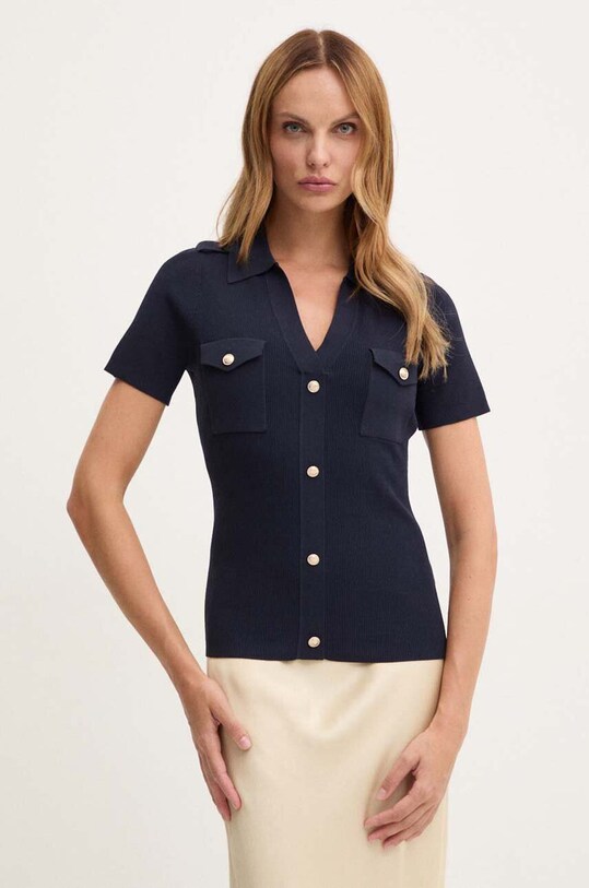 Sveter Marciano Guess KATRIN V výstrih tmavomodrá 4YGR22.5789Z
