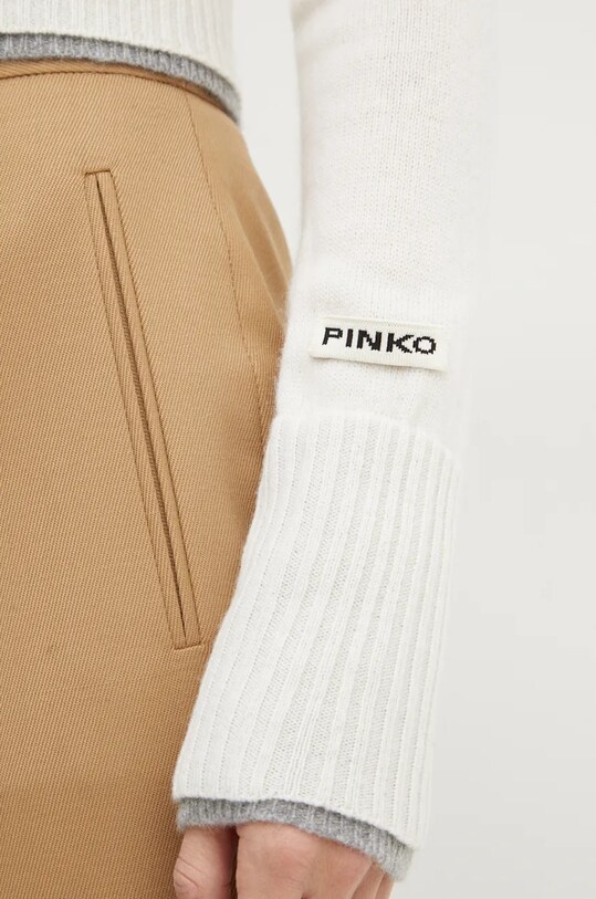 Шерстяной кардиган Pinko 104469.A277 бежевый