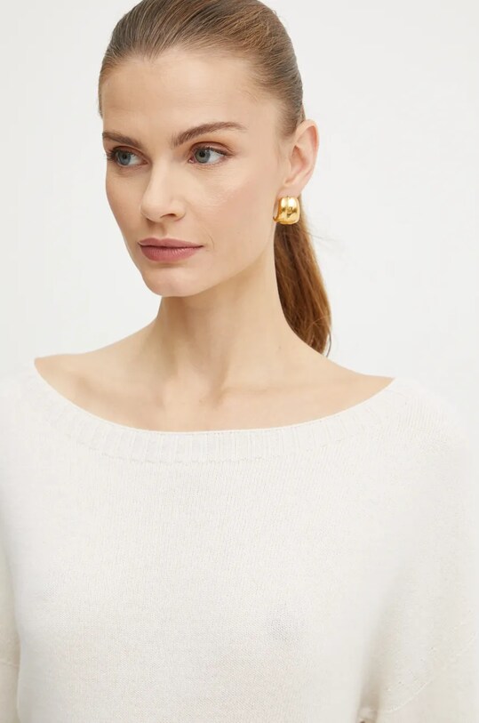 Volnen pulover Pinko bež 104467.A277