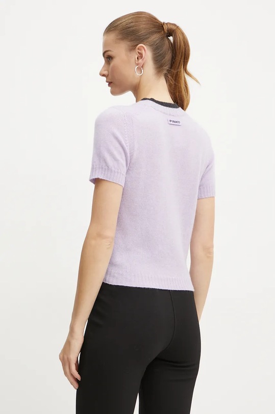 Odzież Pinko sweter wełniany 104342.A277 fioletowy