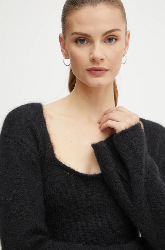 Pinko pulover de lana negru 104472.A28L