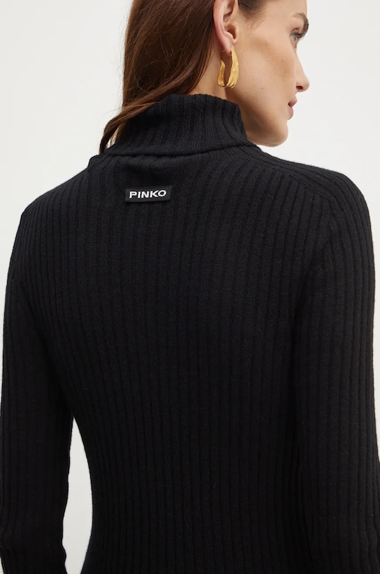 Вълнен пуловер Pinko 104344.A278 черен