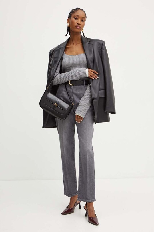 Pinko pulover de lana 104343.A278 gri AW24