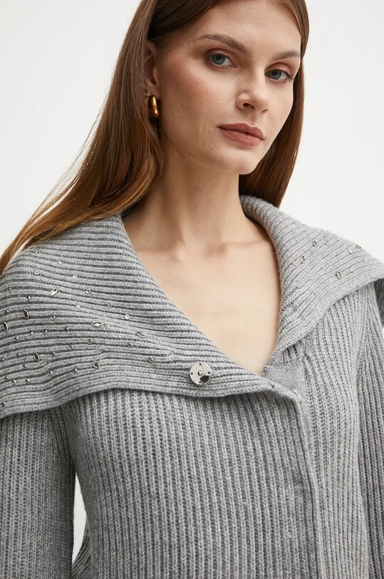Свитер с примесью шерсти Pinko 104325.A27A серый