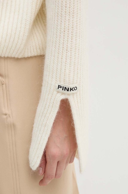 Pinko sweter z domieszką wełny 104492.A282 beżowy