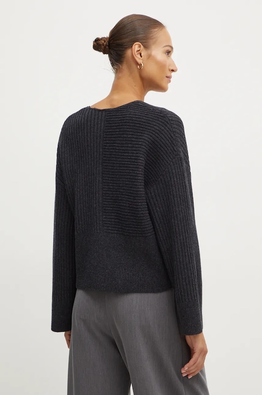 Odzież Pinko sweter wełniany 104389.A27B szary