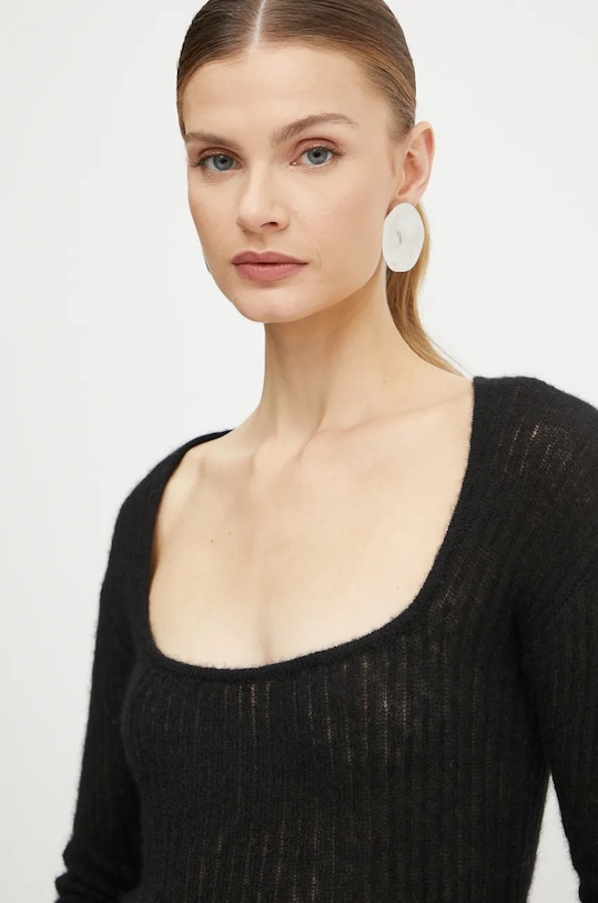 Вовняний светр Pinko чорний 104346.A26W