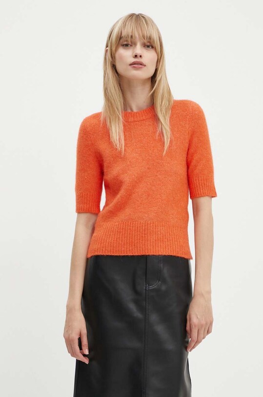 Day Birger et Mikkelsen pulover de lana Maylin - Cozy Days RD grosime medie portocaliu DAY65243280