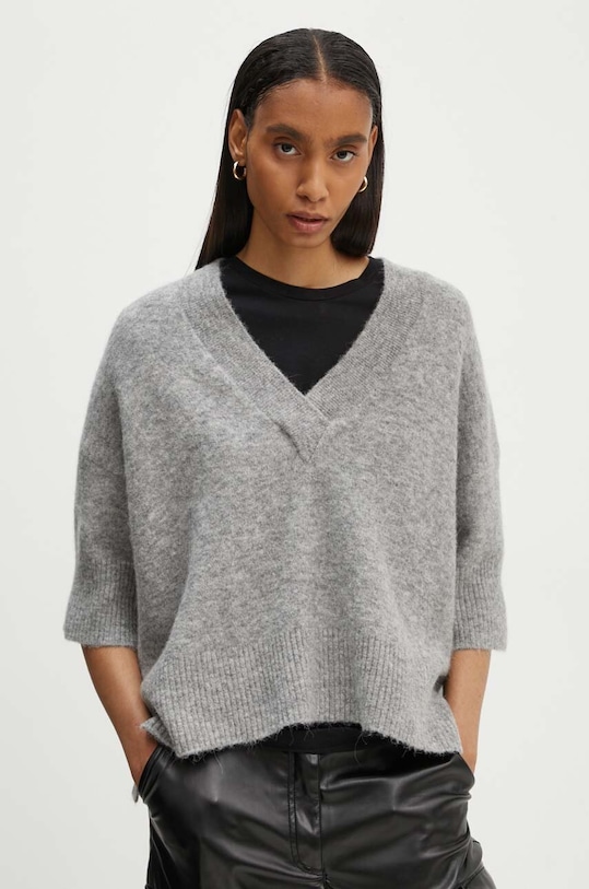 Day Birger et Mikkelsen pulover de lana Selda - Cozy Days RD grosime medie gri DAY65243298