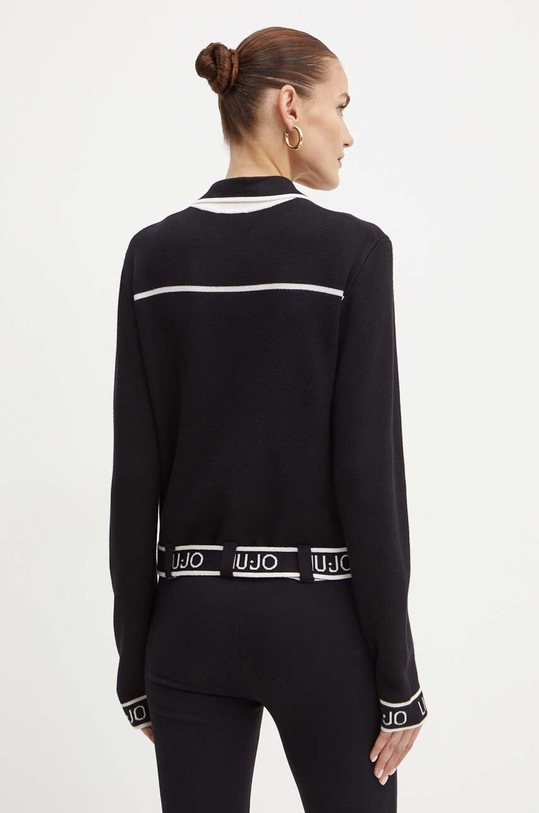 Abbigliamento Liu Jo cardigan con aggiunta di seta TF4046.MS59L nero