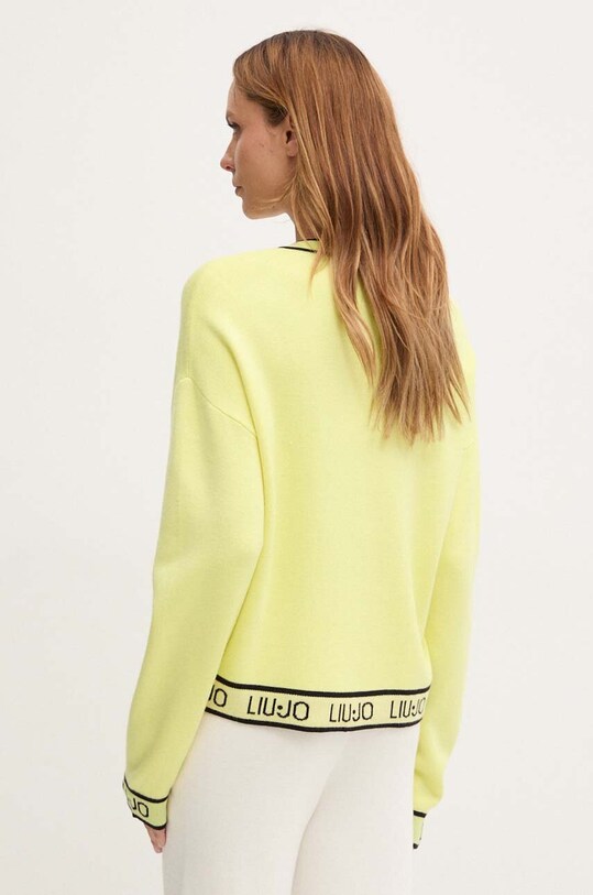 Abbigliamento Liu Jo maglione con aggiunta di seta TF4049.MS59L giallo