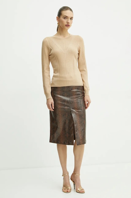 Πουλόβερ Liu Jo TF4157.MS63M μπεζ AW24