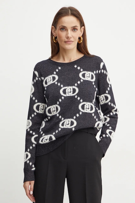 Пуловер Liu Jo овално черен TF4230.MA94O