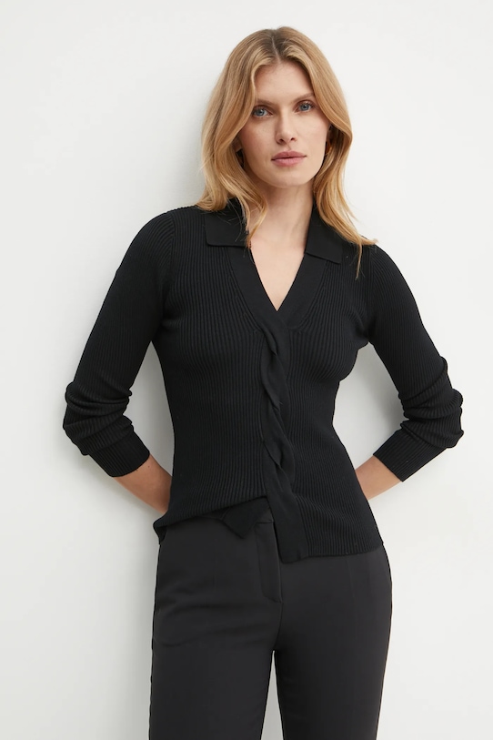 Odzież Liu Jo sweter WF4016.MS49I czarny