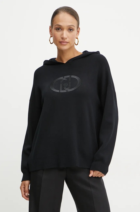 Liu Jo bluza imprimeu negru WF4175.MS49I