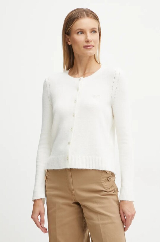Liu Jo cardigan din lana subtiri bej WF4364.MA49P