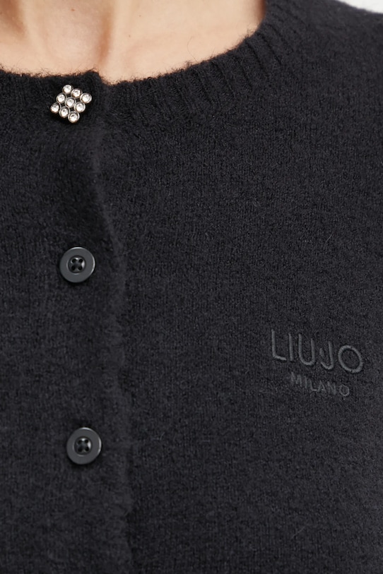 Шерстяной кардиган Liu Jo WF4364.MA49P чёрный