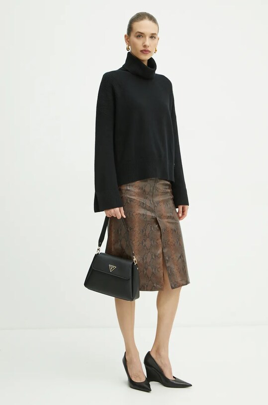 Liu Jo pulover de lana WF4434.MS009 negru AW24