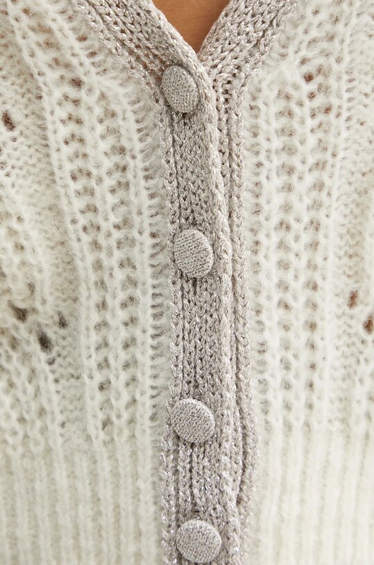 Liu Jo cardigan din amestec de lana WF4529.26054 bej