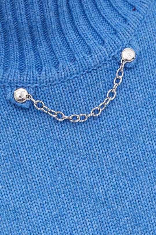 Светр з домішкою вовни Moschino Jeans 0906.8204 блакитний