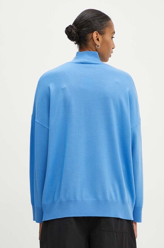 Odzież Moschino Jeans sweter wełniany 0912.8203 niebieski