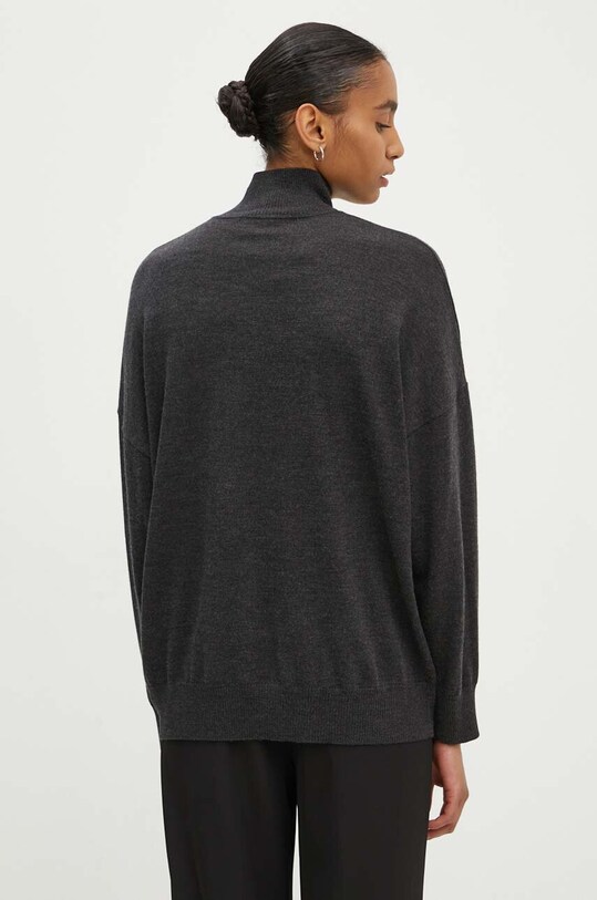 Odzież Moschino Jeans sweter wełniany 0912.8203 szary
