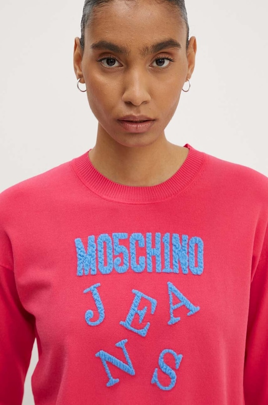 Pulover Moschino Jeans roza 0925.8205