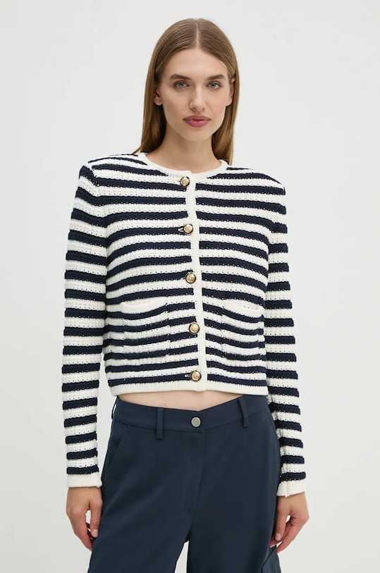 BA&SH cardigan cu modele bej 1H24GGAS