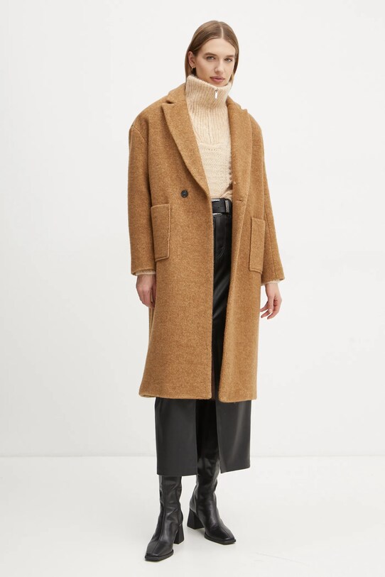Вовняний светр BA&SH 1H24BALA бежевий AW24