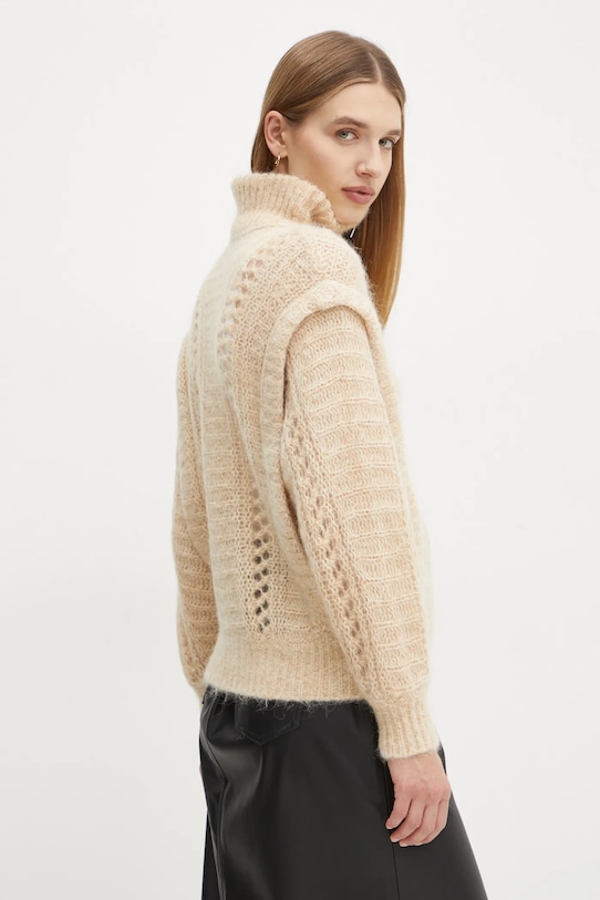 Îmbrăcăminte BA&SH pulover de lana 1H24BALA bej