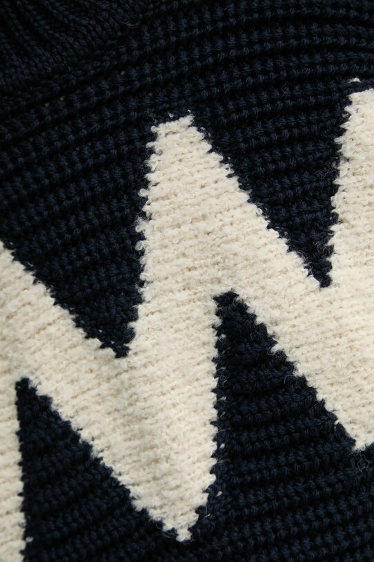 BA&SH maglione in lana 1H24ONDI blu navy
