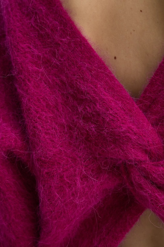BA&SH sweter wełniany 1H24FILL różowy
